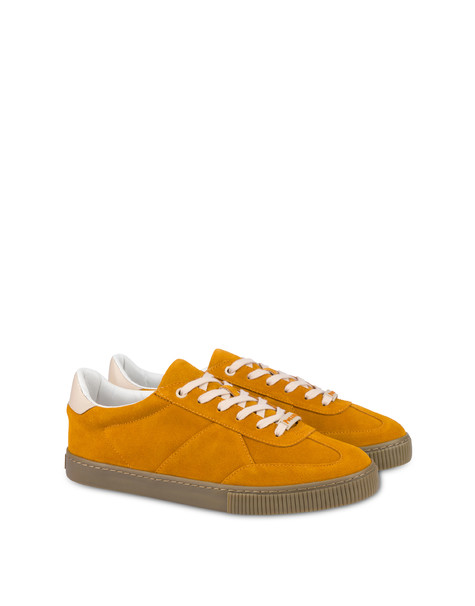 Venice Split Leather Sneakers Pumpkin