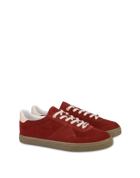 Sneakers In Crosta Venice Brandy