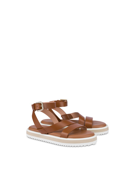 West Side Flat Sandals With Ankle Strap Rodeo