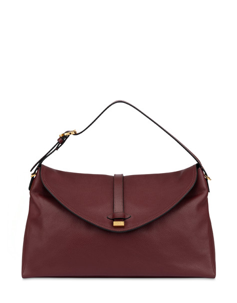Shoulder Bag Mia In Vitello Granato 
