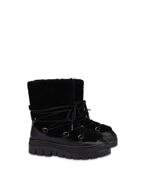 Ski Stivale Ice Cracker In Montone Nero/nero