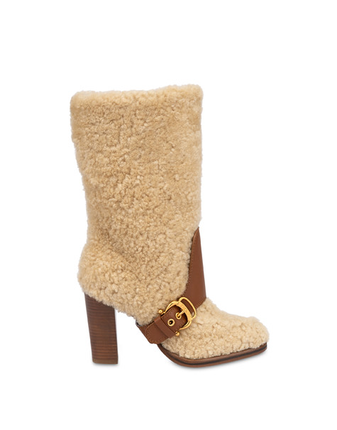 Fence Boot In Shearling 