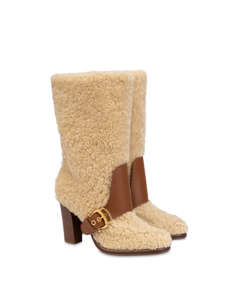 Fence Boot In Shearling 