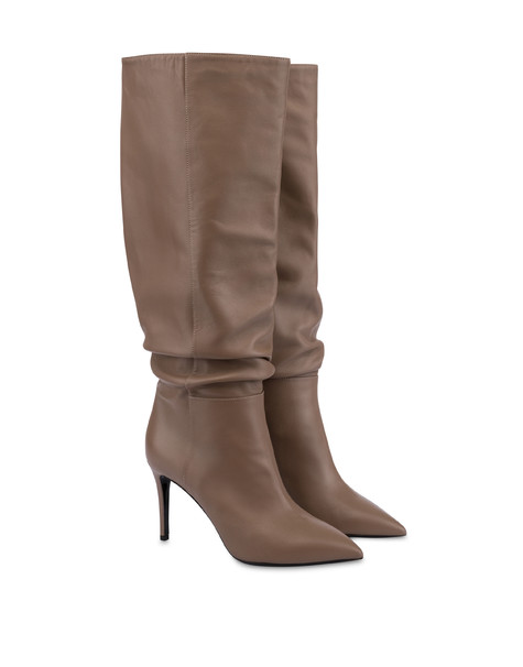 Essential Boot In Nappa Leather Stone