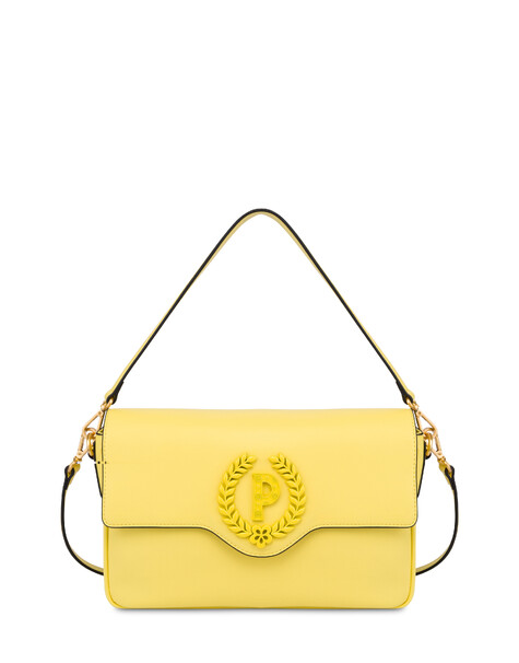 Candy Bag In Canvas Faux Leather Giallo