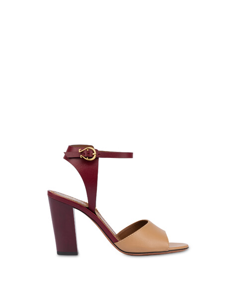 Sandalo Rider Bicolor Mocha Mousse/bordeaux