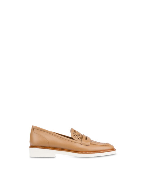 Loafer Shoes Mannish In Vitello Sand