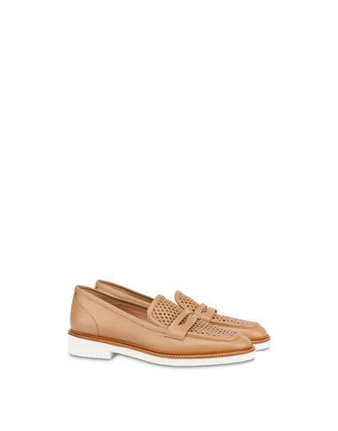 Loafer Shoes Mannish In Vitello Sand