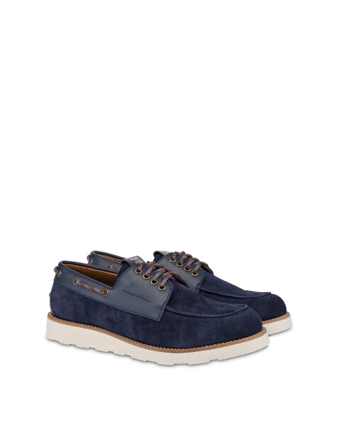 Boat Riviera Shoes In Crosta Blu