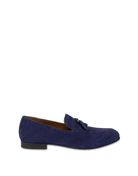 Mocassino Slip-on California In Crosta Blu