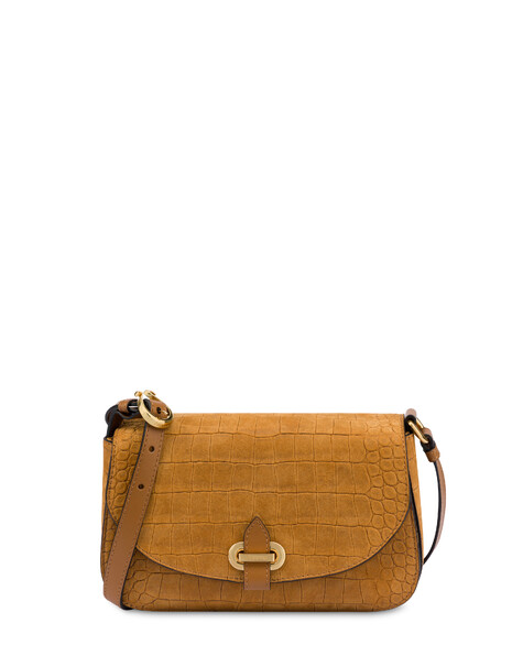 Crossbody Bag Fence Aus Nubukleder Mit Kokosnuss-druck 