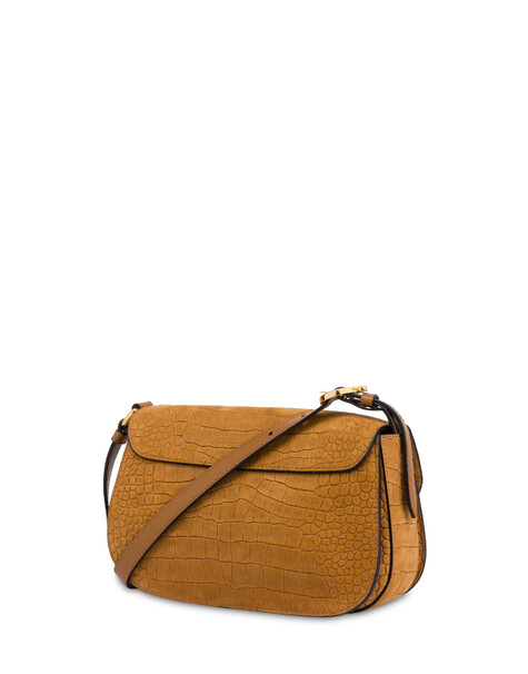 Crossbody Bag Fence Aus Nubukleder Mit Kokosnuss-druck 