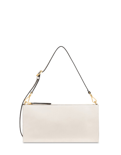 Shoulder Bag Solid In Vitello Avorio