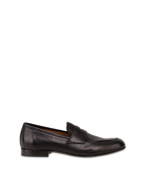 Mocassino California In Capra Poppy Rock Nero