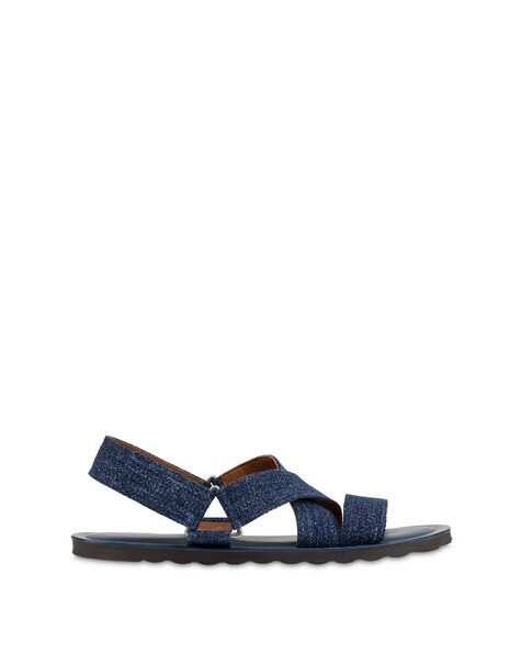 Sandalo Capri In Denim Blu