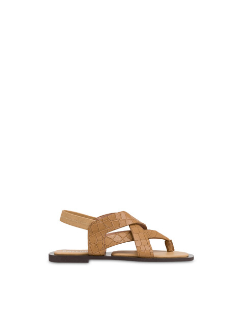 Sandalo Igea In Stampa Cocco Sand