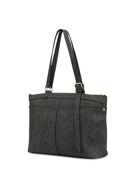 Schultertasche Indigo Aus Pu 
