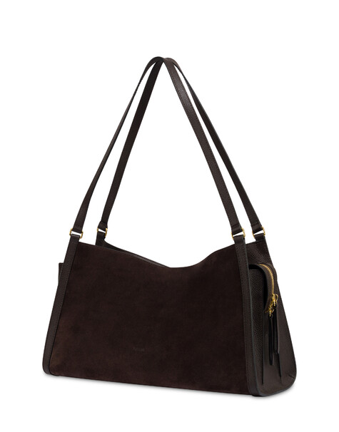 Schultertasche Empire Aus Spalt- Und Kalbsleder 