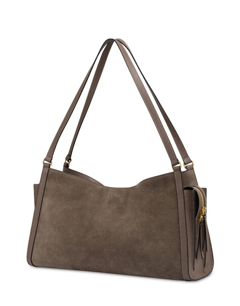 Schultertasche Empire Aus Spalt- Und Kalbsleder 