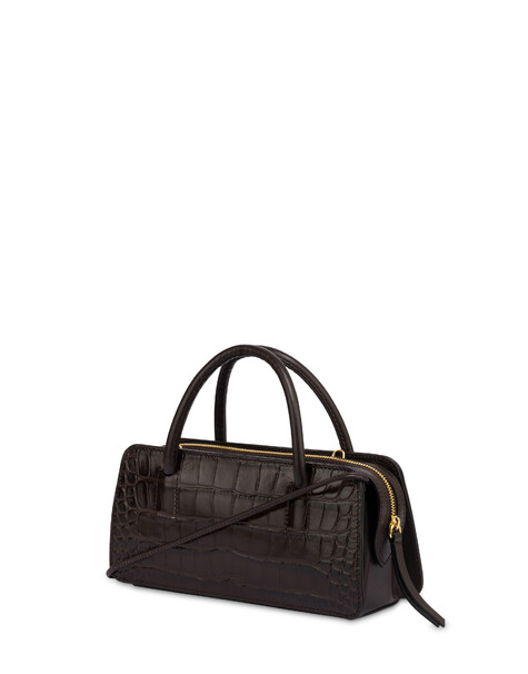 Handtasche Lady Small Mit Krokodildruck 
