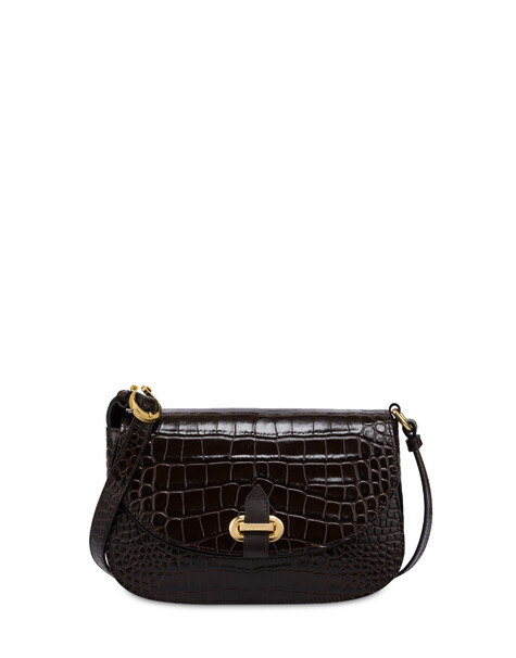 Crossbody Bag Fence Mit Krokodildruck 