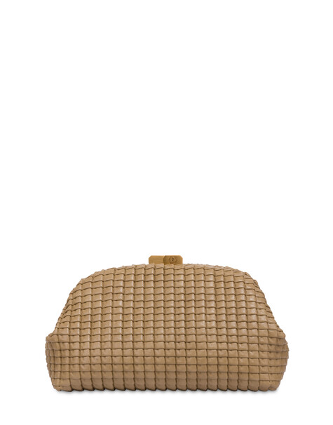 Cloud-clutch Aus Mini-grained-lux-plissè-pu 