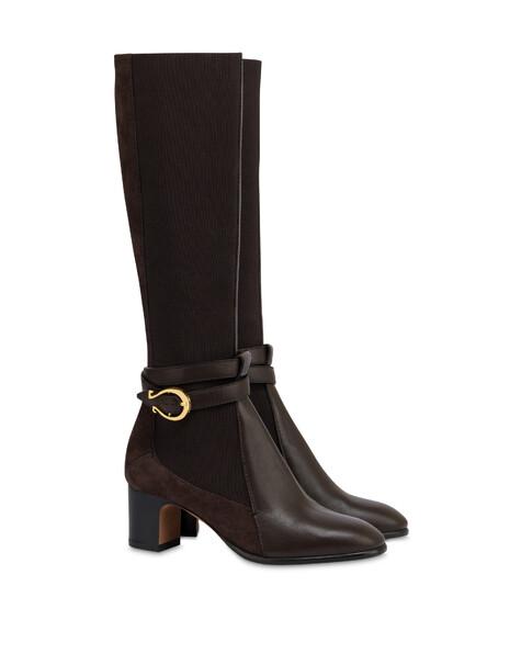 Stiefel Empire Aus Kalbs- Und Spaltleder 
