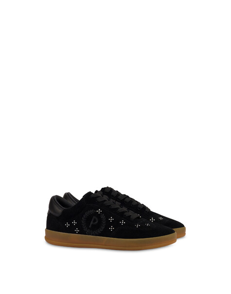 Sneakers Venus Crosta E Vitello Nero/nero