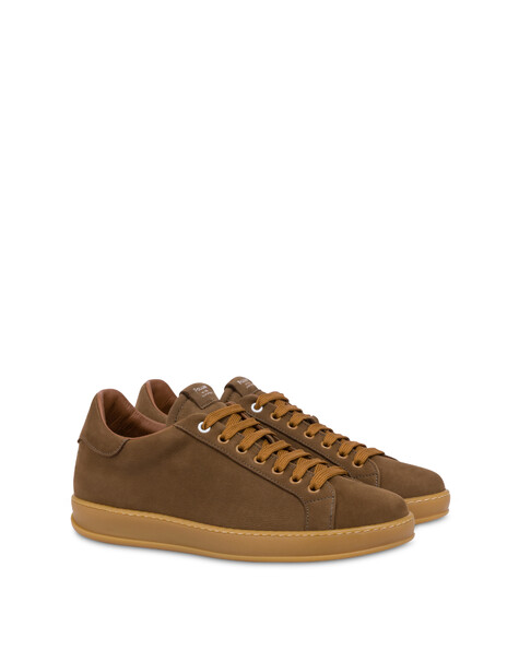 Sneakers Tennis Club In Nabuk Taupe