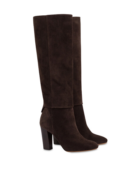 Stiefel Winston Aus Spaltleder 