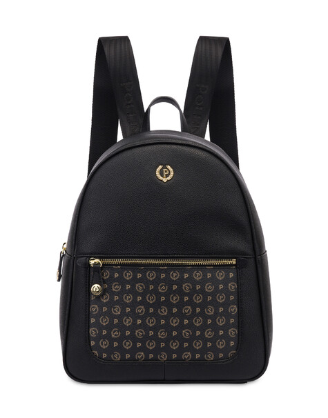 Rucksack „anna“ Aus Mini-grained-leder Und Heritage-pvc 