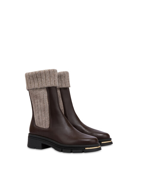 Comfy-stiefeletten Aus Kalbsleder 