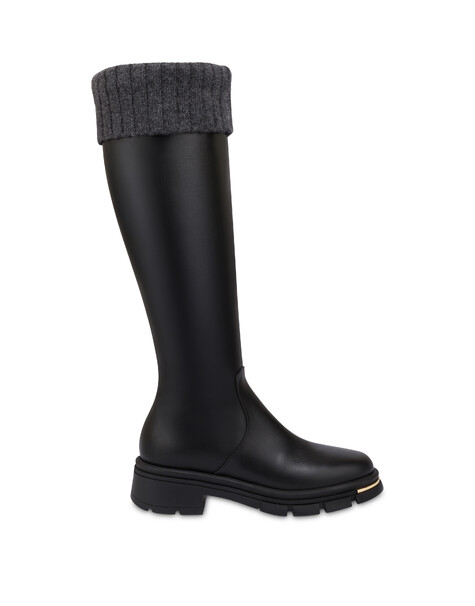 Stivale Comfy In Vitello Nero
