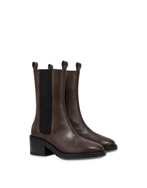 Stivaletto Laura In Vitello Bottalato Ebano