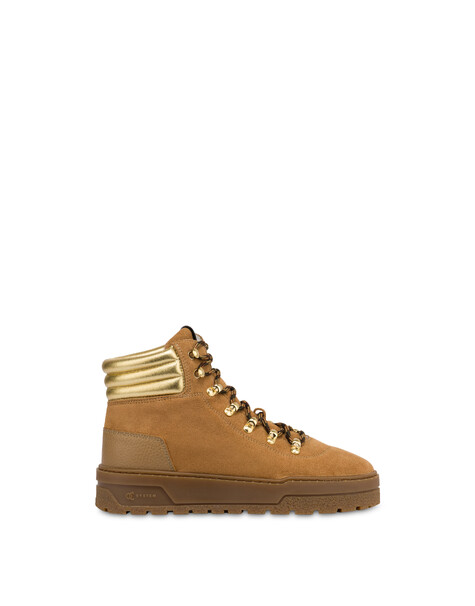 Ice Cracker-stiefel Aus Spaltleder Und Laminat 