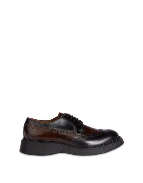 Derby James In Vitello Abrasivato T.moro/nero
