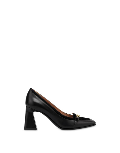 Damen-pumps Aus Kalbsleder Und Wildleder 