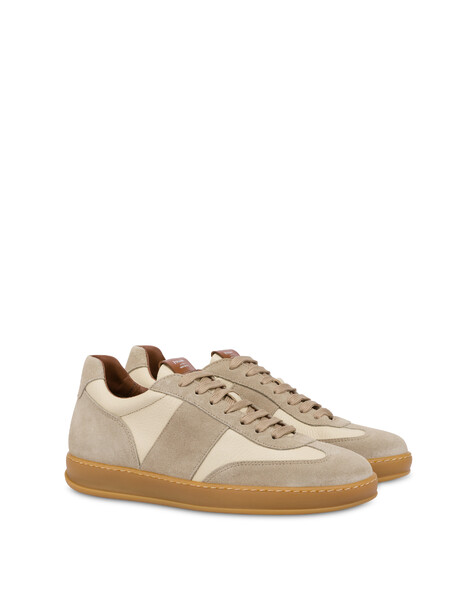 Sneakers Tennis Club In Crosta Panna/beige/beige