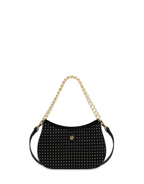 Crossbody Bag Bon Bon With Crystals Nero/nero