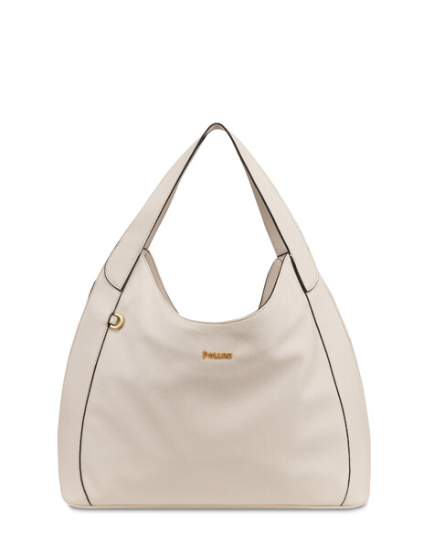 Hobo Bag Sabrina In Simil Pelle Avorio