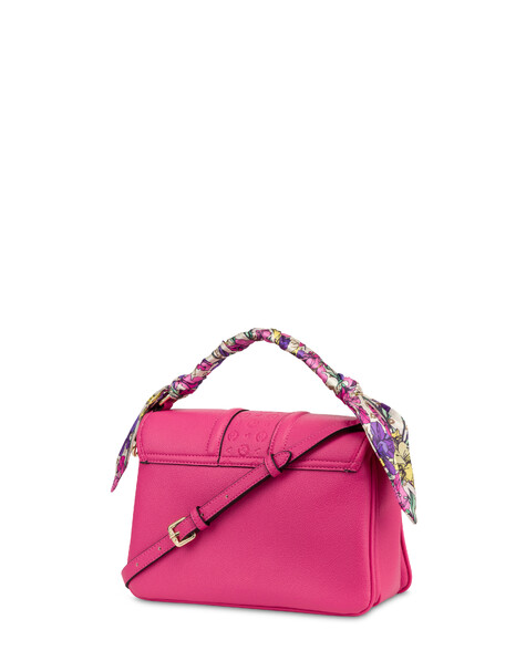 Top Handle Bag Lirio In Soft Pu Fuxia/fuxia