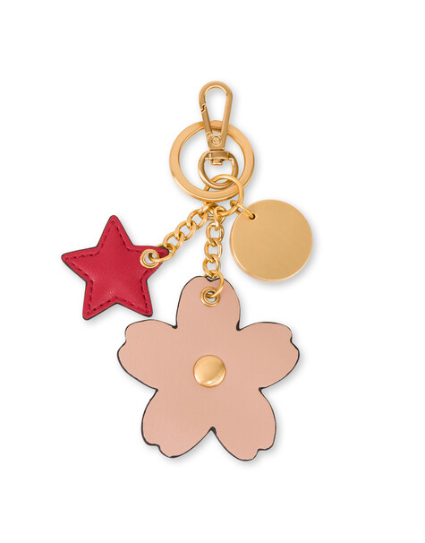 Portachiavi Con Charms Nude/rosso