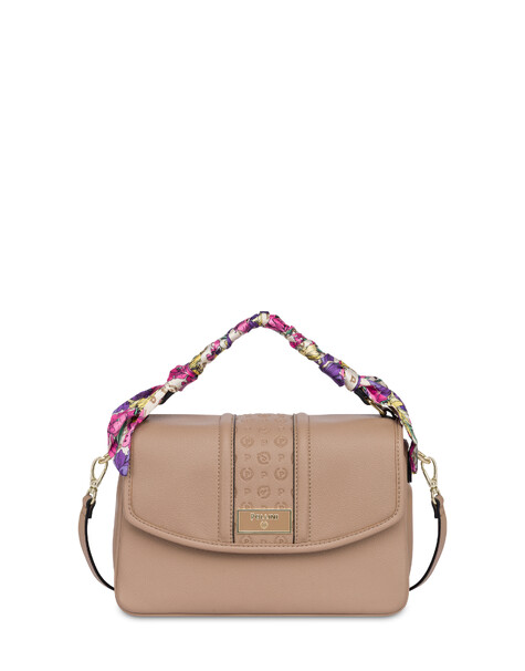 Top Handle Bag Lirio In Soft Pu Taupe/taupe