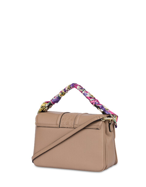 Top Handle Bag Lirio In Soft Pu Taupe/taupe