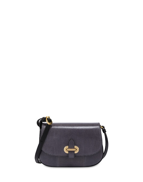 Crossbody Bag Fence Small Re-archive In Vitello /nero