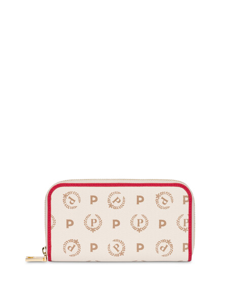 Portafoglio Zip Around Heritage Summer Capsule Avorio/rosso