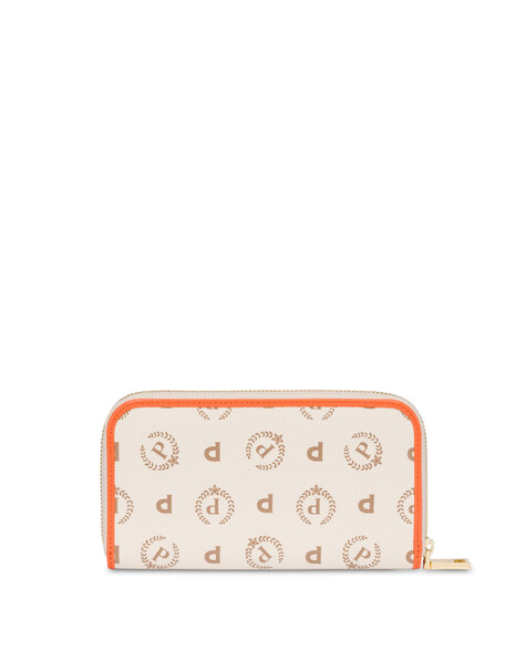 Portafoglio Zip Around Heritage Summer Capsule Avorio/arancio