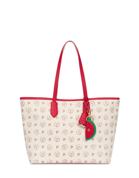 Shopping Bag Heritage Summer Capsule Avorio/rosso