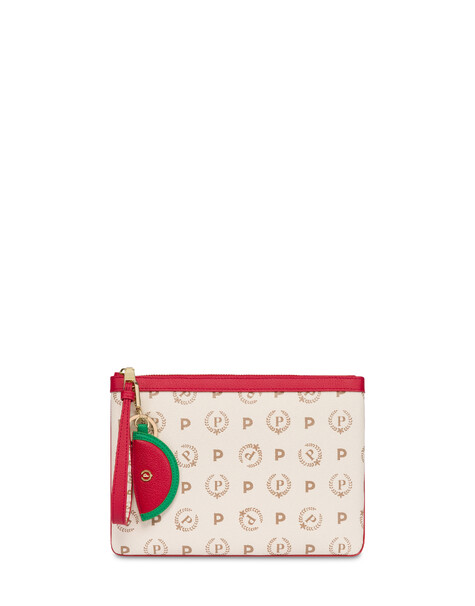 Pochette Heritage Summer Capsule Avorio/rosso