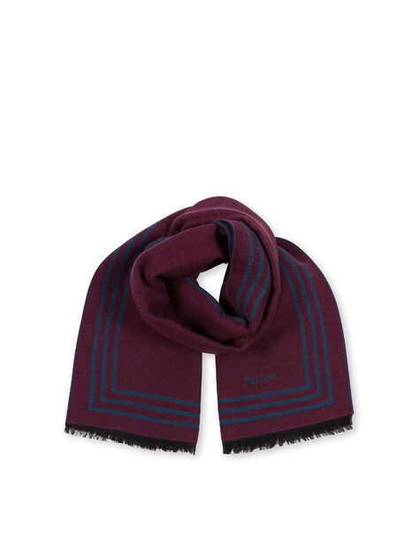 Sciarpa In Misto Lana Double-face Rosso